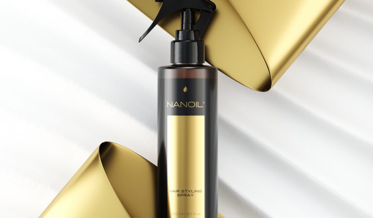 Peinado en 5 minutos con el Nanoil Hair Styling Spray